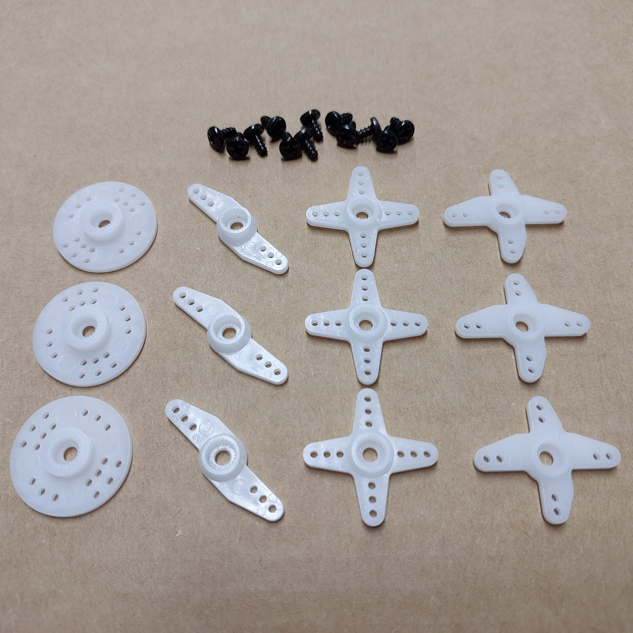 Standard Servo Horn Set (12pcs) JK Products (Pty) Ltd