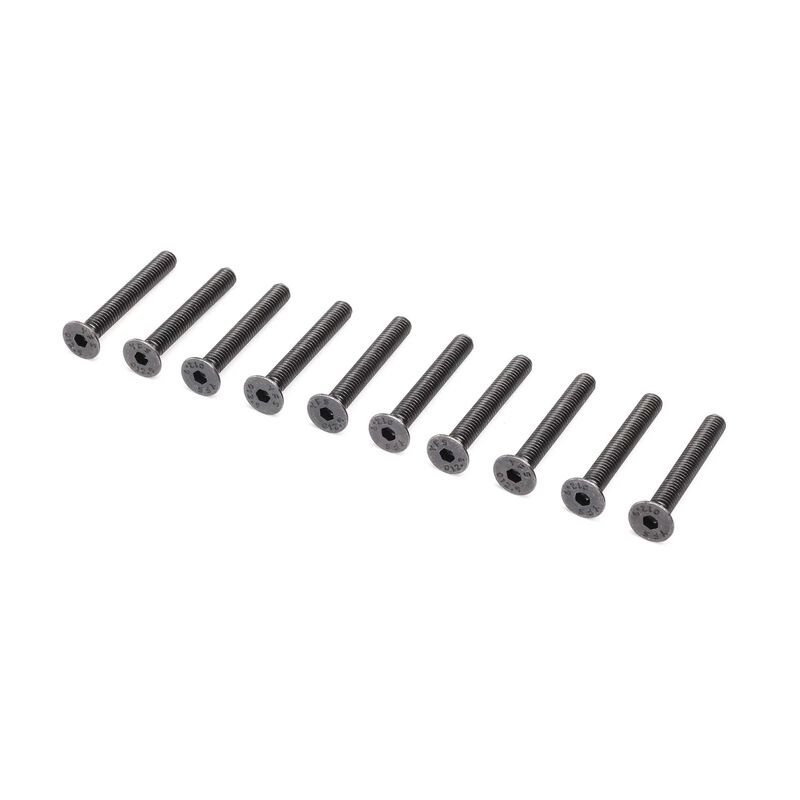 Flat Head Screws, M4 x 30mm (10) JK Products